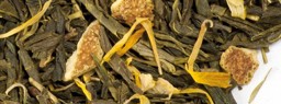 MANDARIN-VANÍLIA BIO zöld tea képe