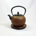 MESSHU öntöttvas teáskanna alátéttel 0,8l, több színben képe