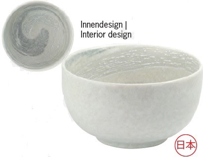 NAMI japán matcha csésze, ezüst-szürke képe