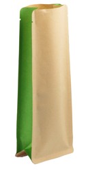 Teás tasak, boxpack, barna-zöld, 80_50x210mm képe